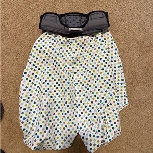 Summer car seat cover Polka Dot- White, Blue, Green, Gray